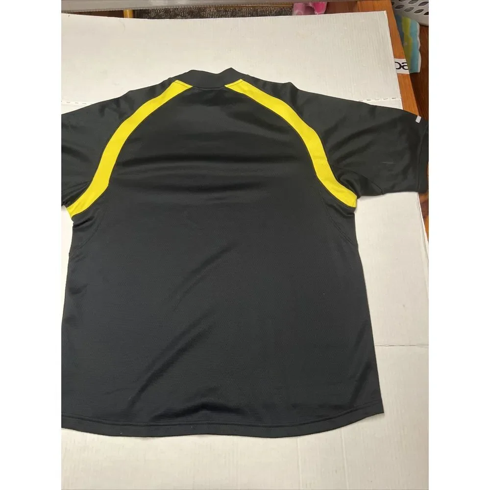 Nike Team Sphere Dry Oregon Ducks Short Sleeve Shirt‎ Men's Large Black Yellow